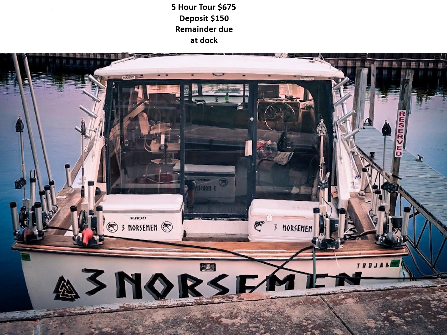 5 hour AM Charter Deposit